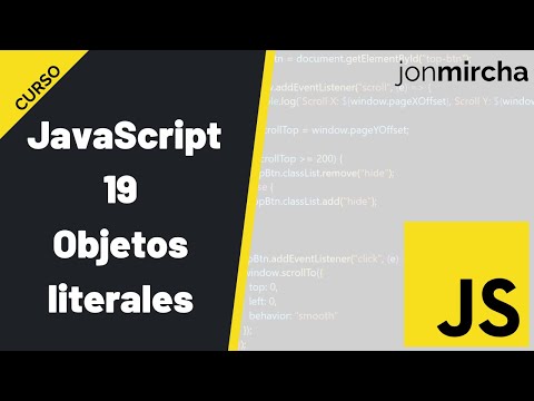 Video: ¿Qué son los literales en JavaScript?
