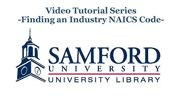 Finding Industry NAICS Codes