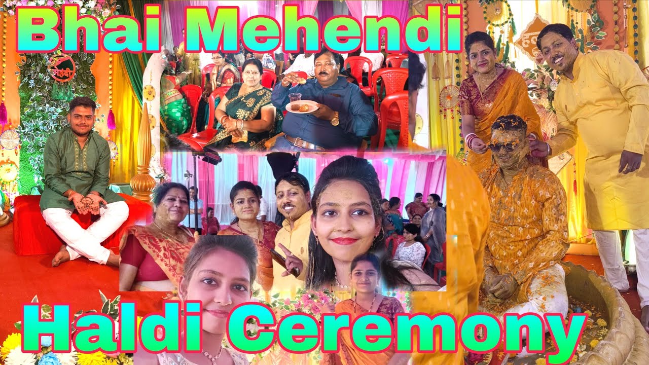 Bhai Mehendi🟢 & Haldi Ceremony👨‍❤️‍💋‍👨||@abhiayu750 BALASORE😍