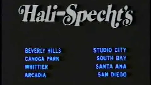 Hali Specht's Commercial Ad 1977