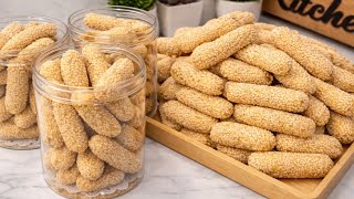 MODAL MURAH JADI BANYAK ‼️ KUE WIJEN GARING TANPA RIBET, ISIAN TOPLES LEBARAN PALING DI CARI