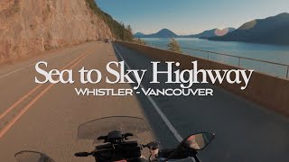 Sea to Sky Highway Motorcycle Ride | Whistler to Vancouver 🇨🇦 | 4K