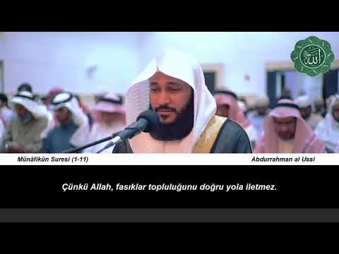 Abdurrahman al Ussi - Münâfikûn Suresi (1-11)