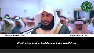 Abdurrahman al Ussi - Münâfikûn Suresi (1-11)