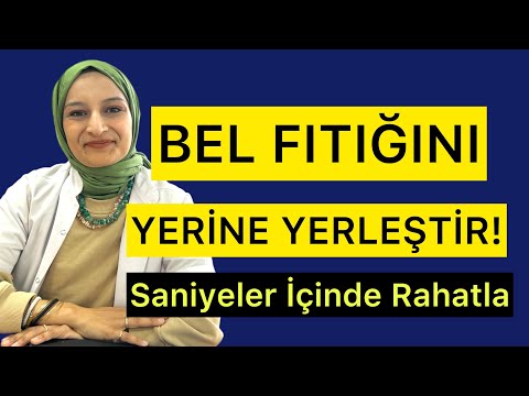 BEL FITIĞI NASIL DÜZELTİLİR? / SANİYELER İÇİNDE RAHATLA #fizyoterapistmacide #belfıtığı #belağrısı