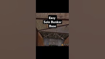 A compact BUNKER !! RUST  #rustbase #rust #rustclips