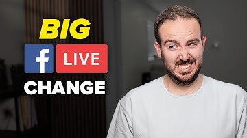 BIG Changes to Facebook Live