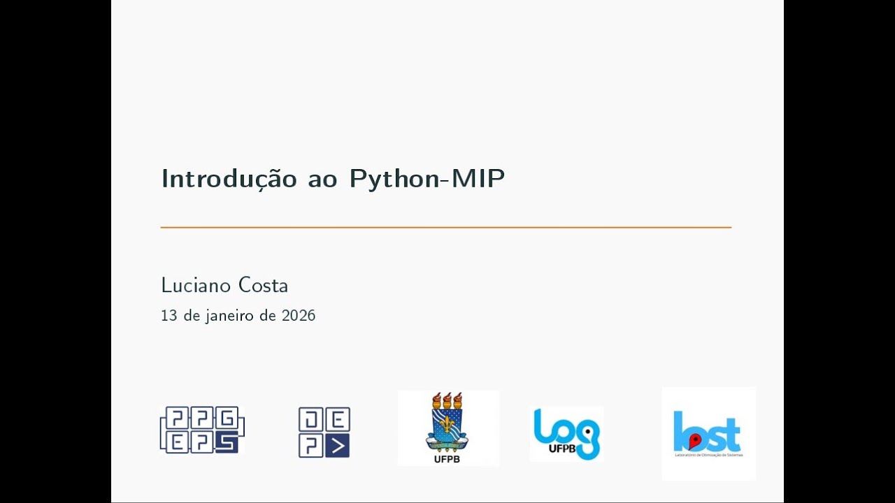 Tutorial Python-MIP (Parte 1): Introdução + Implementação de modelo ...