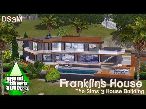 The Sims 3 House Building Franklin S House Gta V Youtube