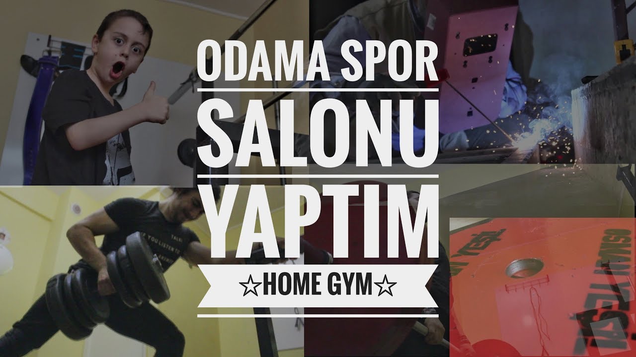 ODAMA SPOR SALONU YAPTIK!! - İlk Antrenman (HOME GYM) - YouTube