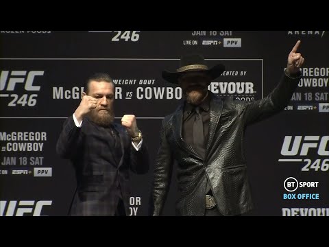Full UFC 246 McGregor v Cerrone Press Conference