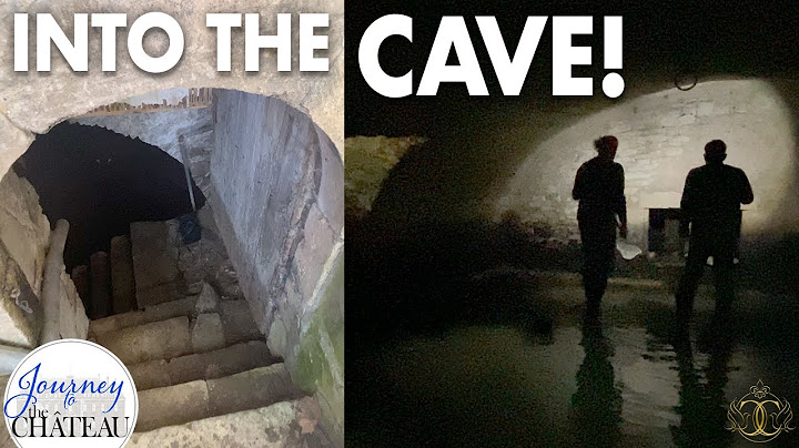 INTO THE CAVE! First Time Exploring our 12th Century Chateau Cave