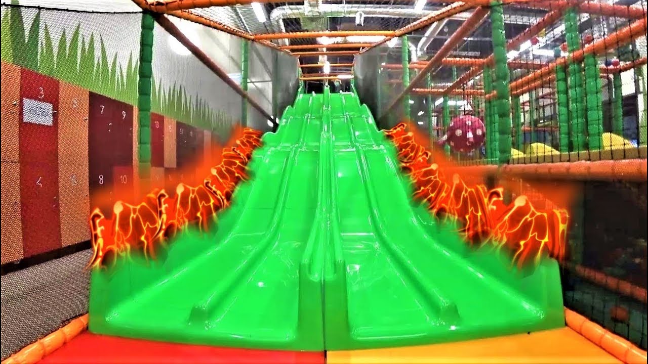 Play Center Kids Big Slide Indoor Playground Children YouTube