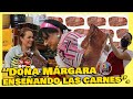 "Doña Márgara Francisca enseñando las carnes"