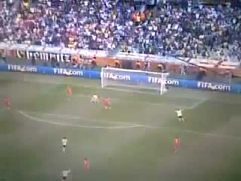 Germany 2-1 England Klose Goal 2010 World Cup