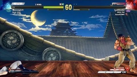 Ryu Axe Kick in Neutral CA