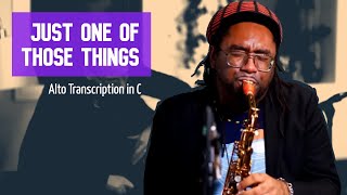 Patrick Bartley - Just One Of Those Things // Alto Transcription in C