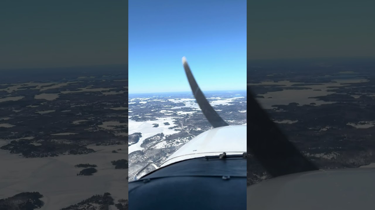 Winter Cross Country over Parry Sound