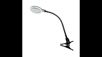 Brightech LightView Flex LED Magnifier Clamp Lamp Gooseneck Workbench