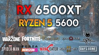 RX 6500 XT + Ryzen 5 5600 : Test in 10 Games