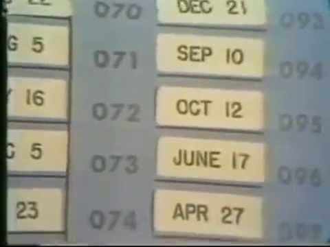 The Draft Lottery, Dec. 1, 1969 - YouTube
