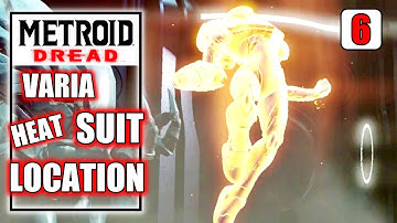Metroid Dread - Varia Suit Location (Heat Suit) Gameplay Walkthrough Part 6