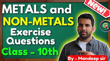 Metals and Non Metals NCERT Solution Class 10 | Oneshot class 10 science chapter 3 #Metals #class10