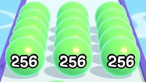 Ball Run 2048- All Levels Gameplay walkthrough Android, iOS (Multiple Levels)