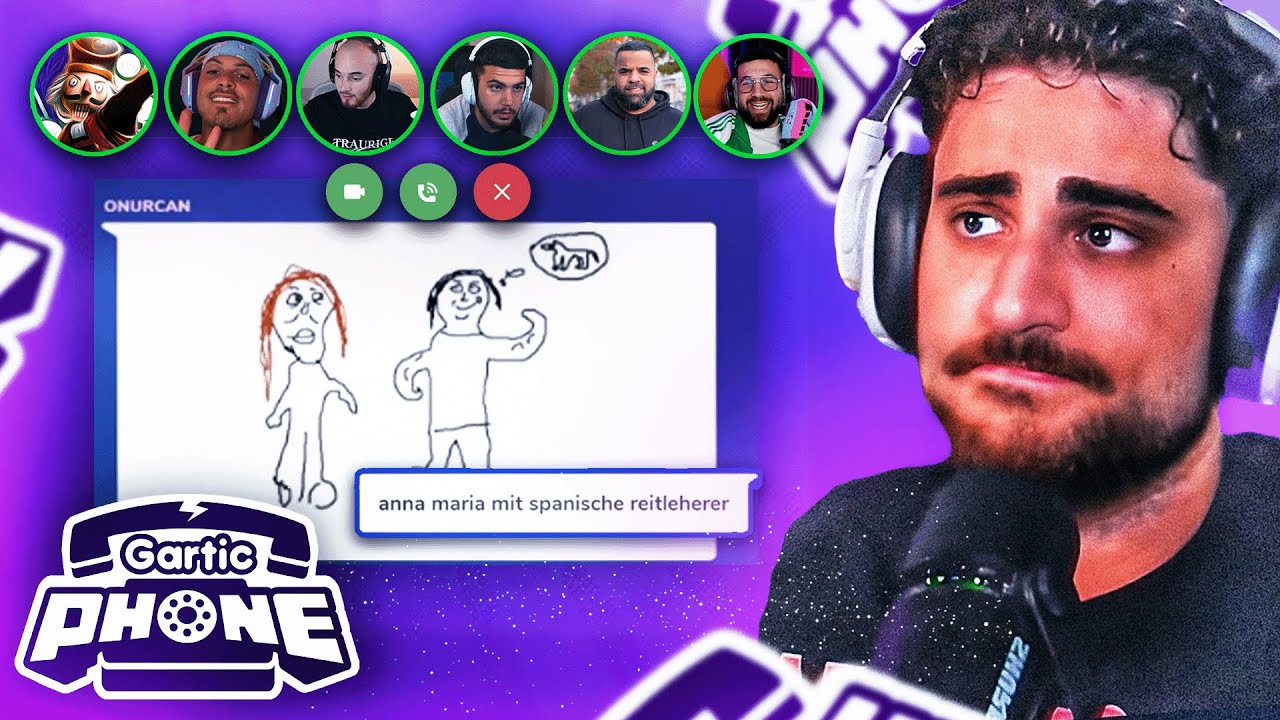 KOMPLETTE FIRMA RUNDE GARTIC PHONE DISTANZ🤯😂 Mit Marli, Ali, Mert, Rohat,  AssiTV, Maus & Onurcan🔥😲