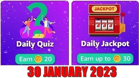 Amazon Fz Coins Quiz Answers Today | Amazon Quiz Today | 30 January 2023