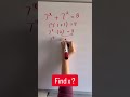 Finding the value of x #algebra #mathstricks #shortvideo #shorts #short #maths #logarithm #learning
