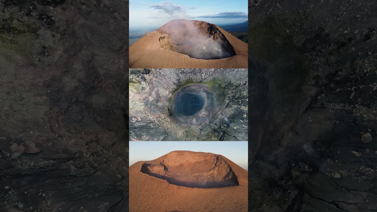 Vista del Cráter del Volcán Telica
