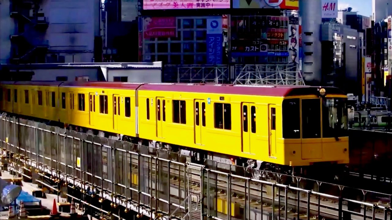 銀座線に1000系特別仕様車両 1927年開業時のイメージ再現 - YouTube