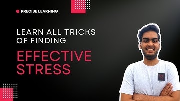 Finding Effective Stress Important Learning | Geotechnical Engineering | GATE Civil