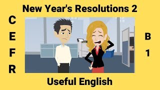 A Conversation about New Year's Resolutions Diet | Practical English | A Healthier Lifestyle