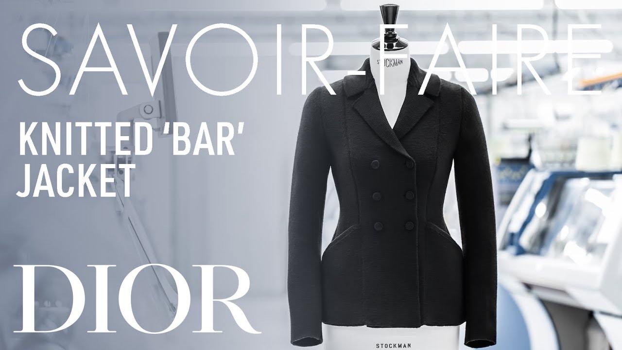 Savoir-faire of the knitted ‘Bar’ jacket