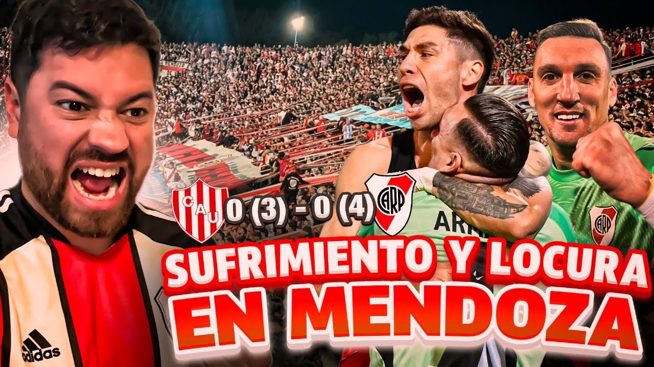 Sigue la RACHA de RIVER por PENALES en Mendoza con LBDT en la tribuna vs. Unión