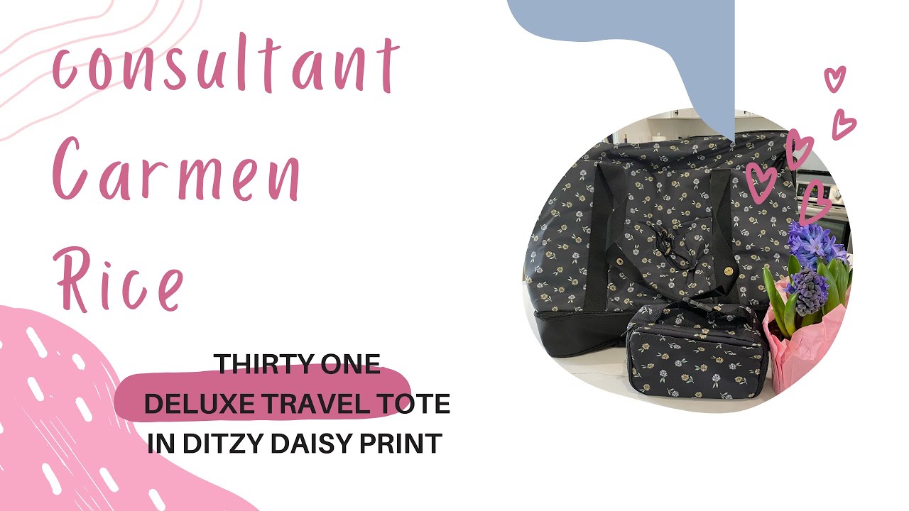 thirty one travel case ditzy daisy