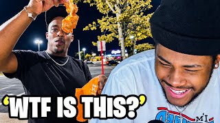 GuddaE Reacts To DuB INTENSELY Investigating EVERY Fast Food Drive Thru In Atlanta