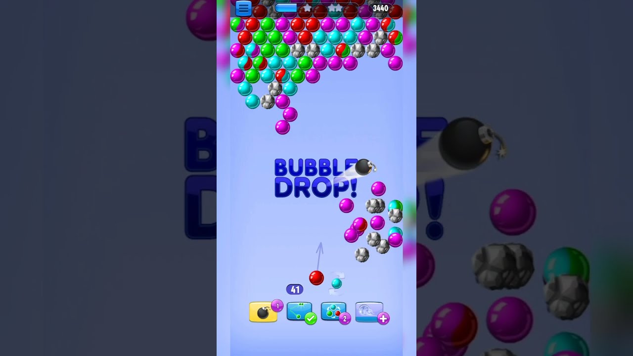 bubble shooter vídeo 46 jogo de bolinhas coloridas nivel 164 al 167  Gameplay 