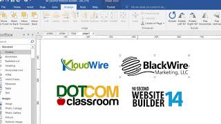 Arrange , Align and Rotate Objects in 90 Second Website Builder