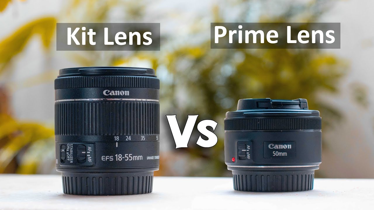 Canon 18-55 Kit lens Vs 50mm Prime Lens Comparison 