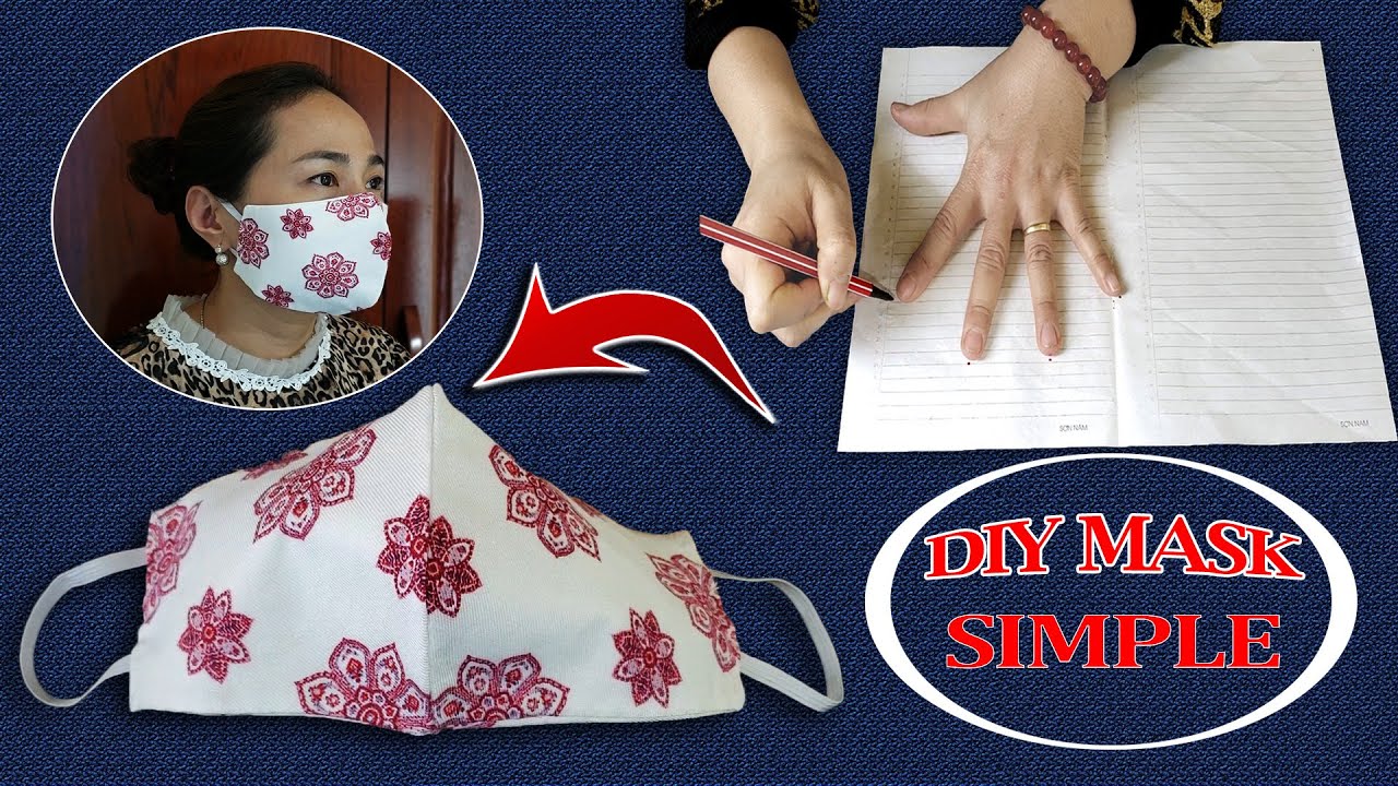 DIY Face Mask No Sewing Machine (Easy and Effective) - YouTube