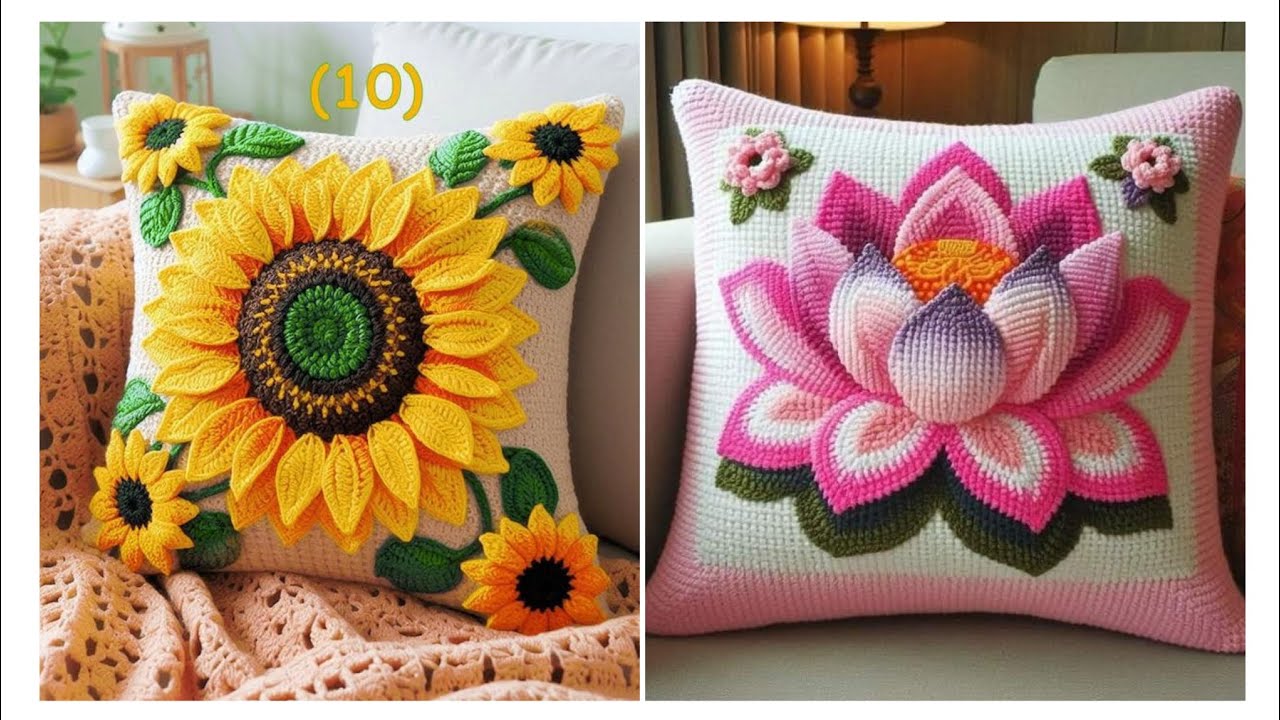 Crochet Cushion Cover ideas | Crochet Cushion Cover Designs Patterns