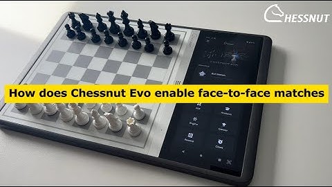 How does Chessnut Evo enable face-to-face matches#chessnut #chess #chessnutevo #chessboard