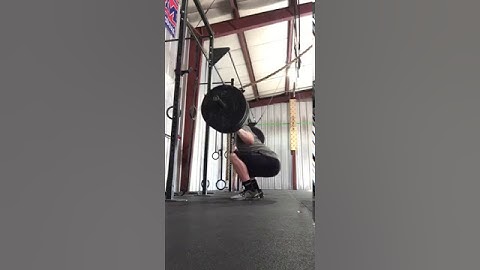 Tempo pause squat 205