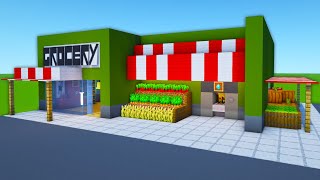 Minecraft Tutorial: How To Make A Grocery Store \\
