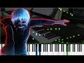 [Tokyo Ghoul Medley] Unravel / Glassy Sky / Seasons Die One After Another (Synthesia Piano Tutorial)