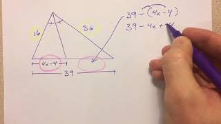 Angle Bisector Theorem (more challenging example)