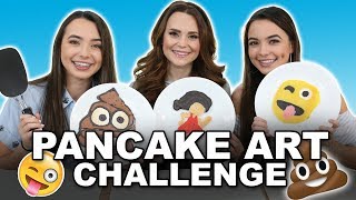 Pancake Art Challenge with Rosanna Pansino  Merrell Twins